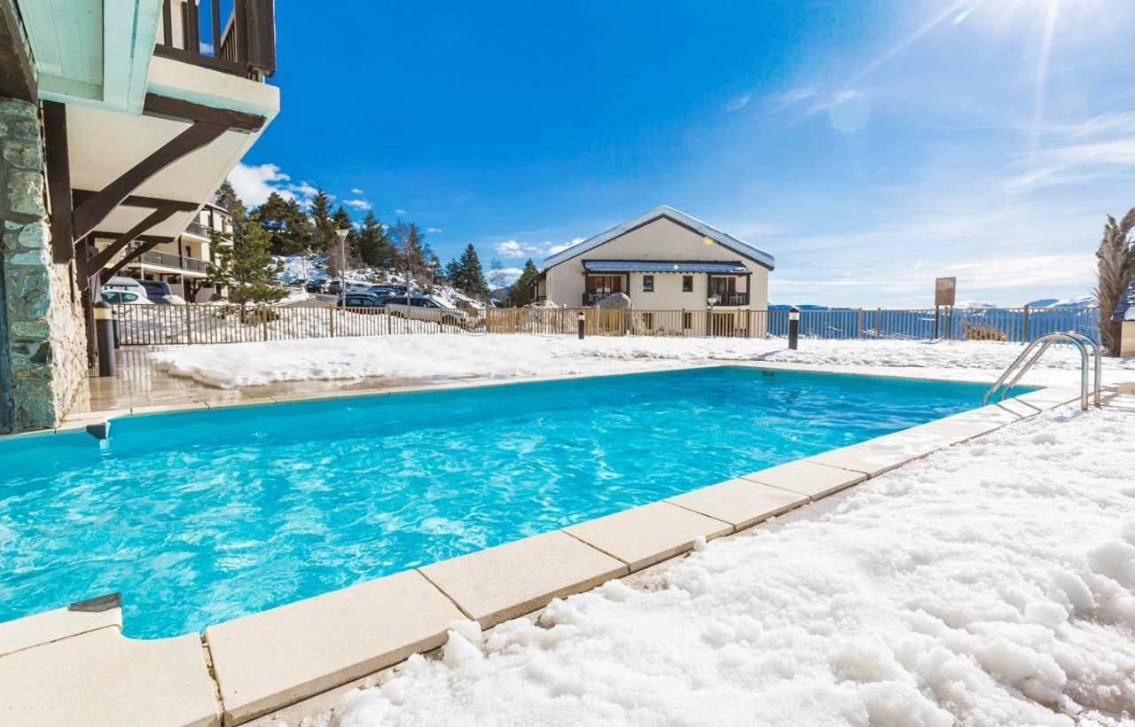 Charmant Studio Face Aux Pyrenees Font-Romeu-Odeillo-Via Exterior photo